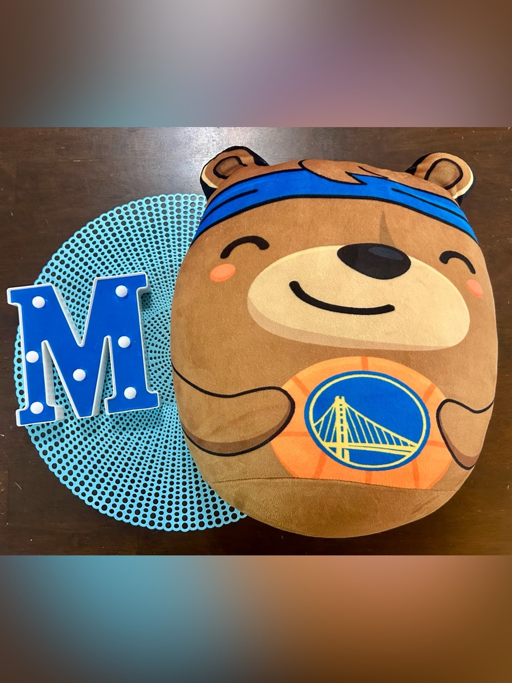 Golden State Warriors 16” mascot Plush Pillow